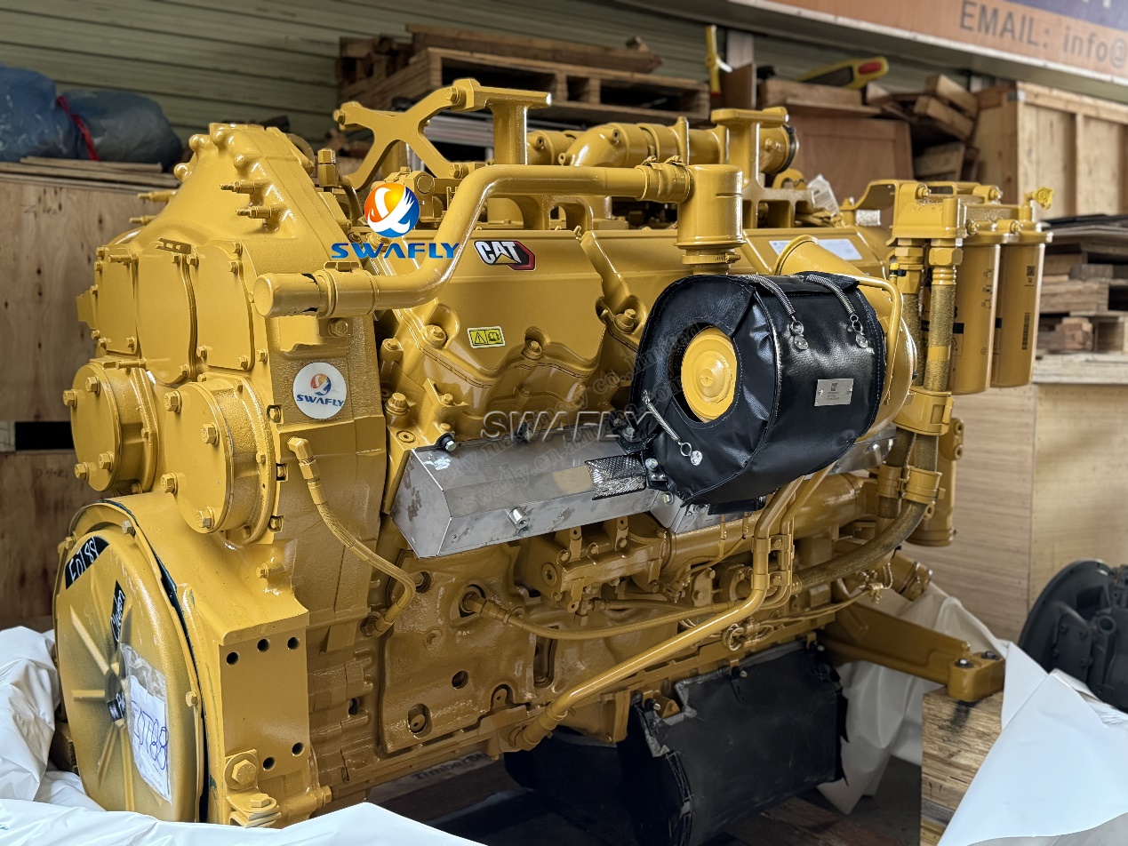 ຫົວໃຈຂອງ Carterpillar D10T bulldozer - ເຄື່ອງຈັກ C27 ທີ່ມີປະສິດທິພາບ
