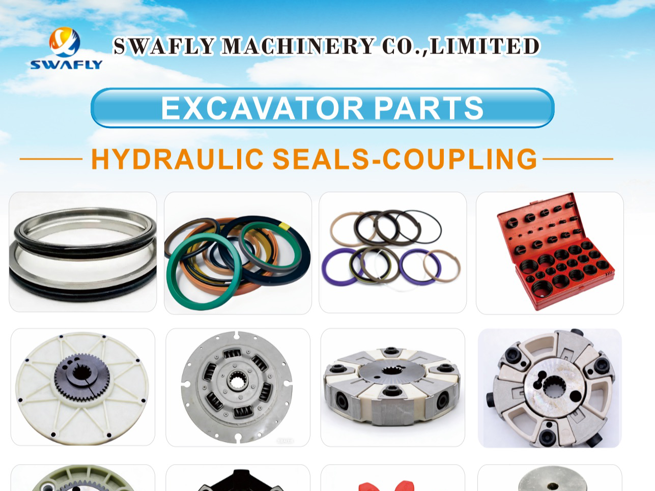 ປະທັບຕາທີ່ມີຄຸນນະພາບ & ຊິ້ນສ່ວນສໍາລັບເຄື່ອງຂຸດ, ລົດຕັກແລະ Dozers